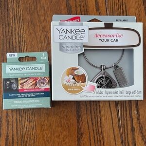 Yankee Candle Coconut Beach Car Fragrance Set